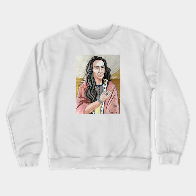 Proud Native Crewneck Sweatshirt by Karroart